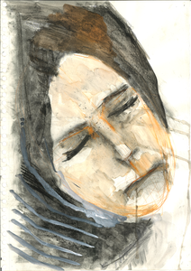 In deze groep vindt u een reeks portretten. Steeds werk ik vanuit het gevoel. Die sfeer probeer ik weer te geven. 