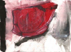 Tekeningen van een lap vlees