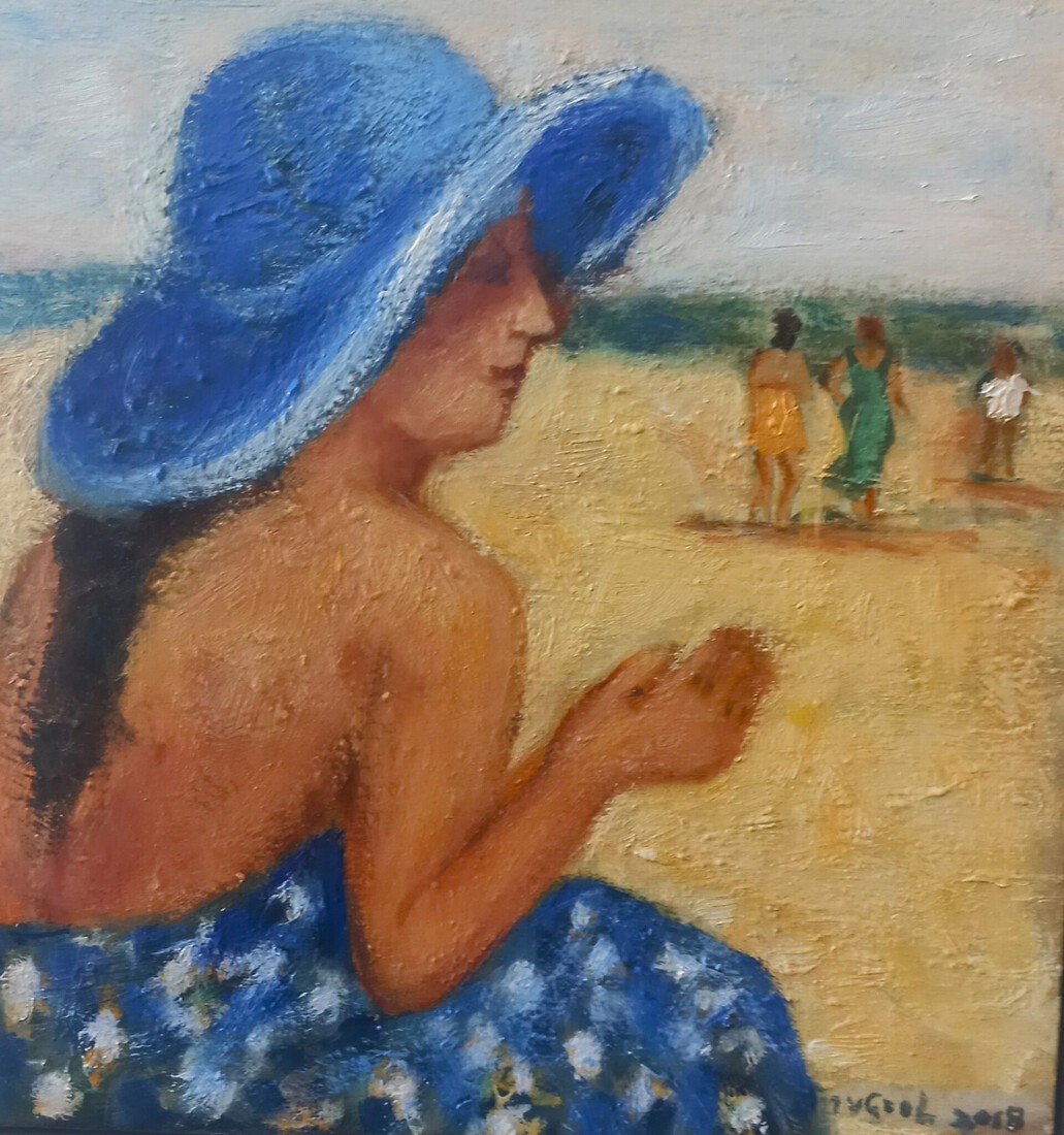 Aan het strand 