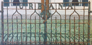 oude deuren, verroeste sloten en afgebladderde verf