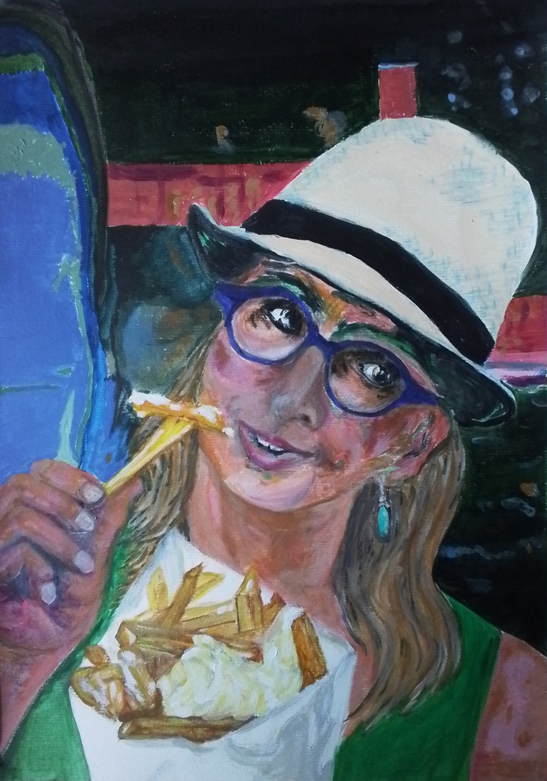 Zelfportret a la Jawlenski