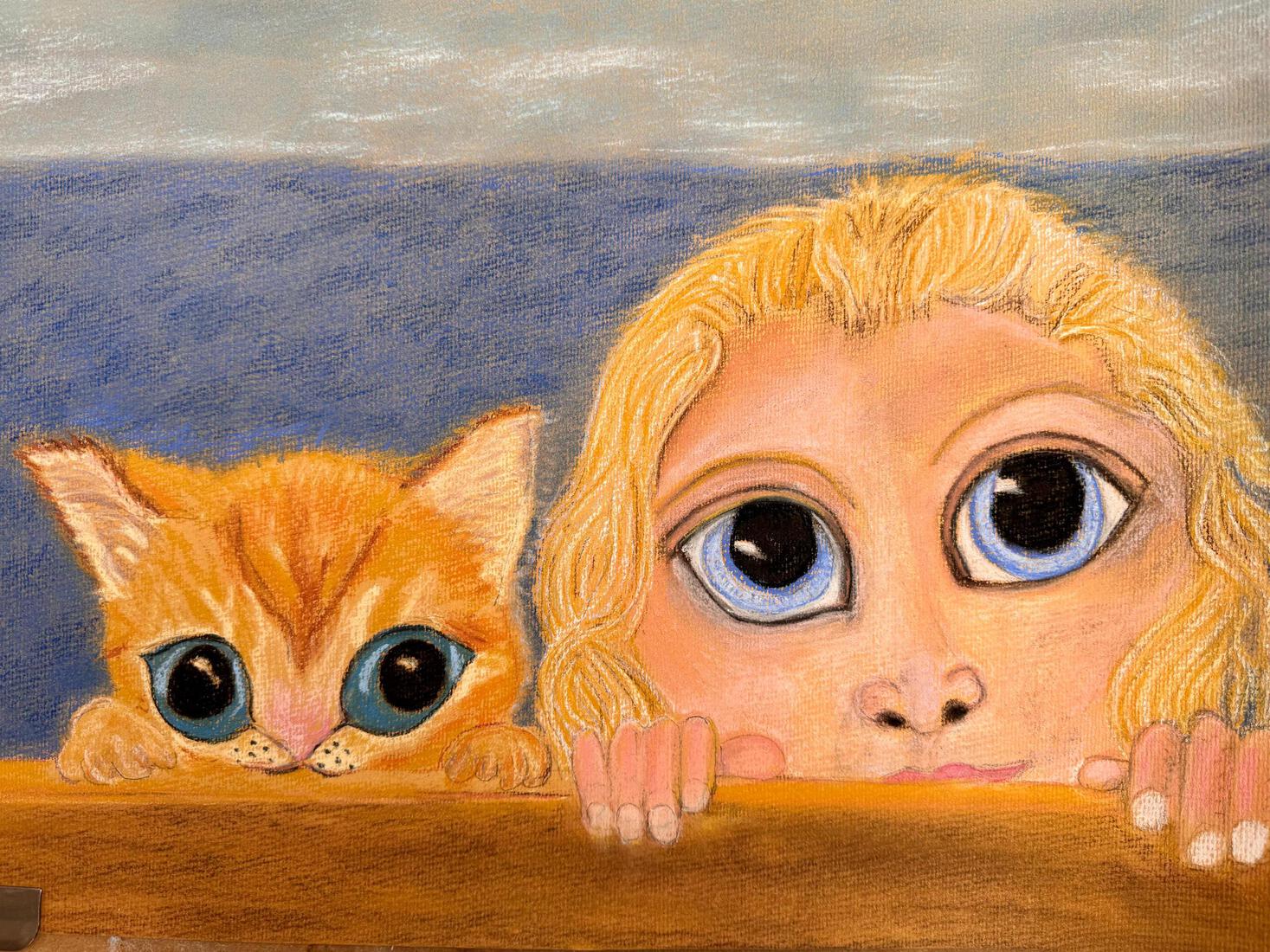 Vrij naar Margaret Keane