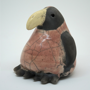 Ruimtelijk visie van diverse vogels in klei