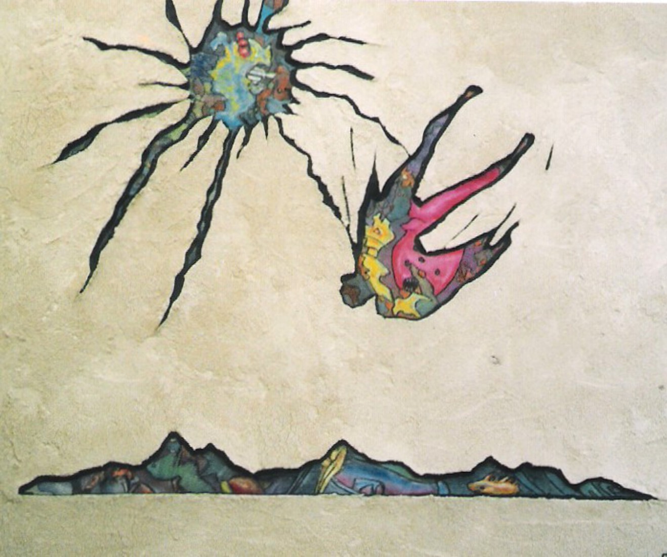 Icarus te dicht bij de zon