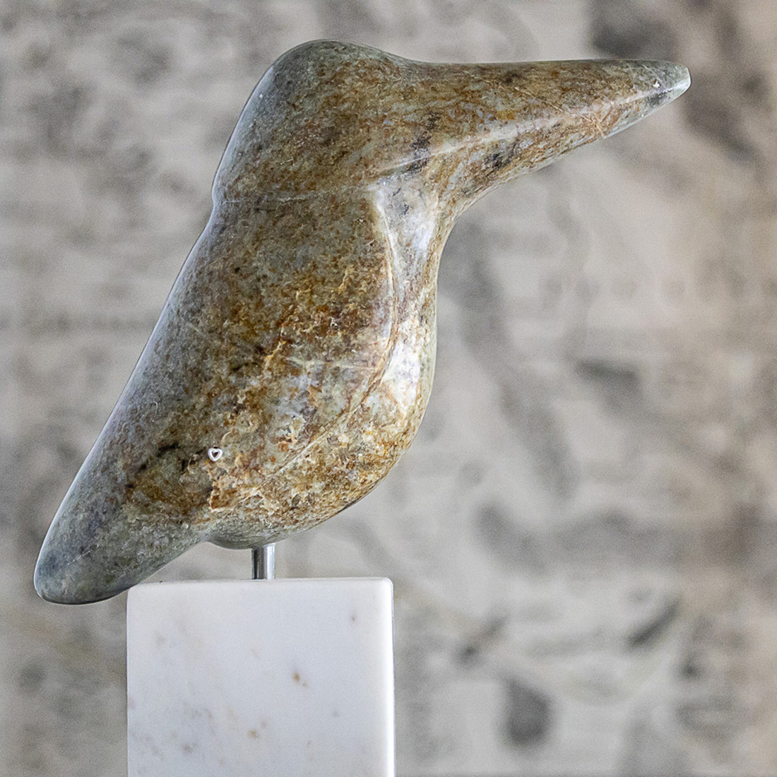 ijsvogeltje uit Braziliaans speksteen  (2)