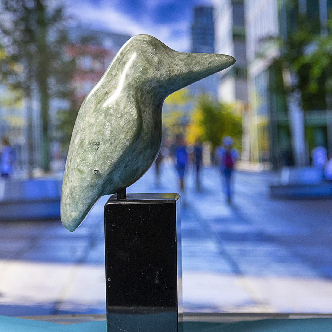 ijsvogeltje van India speksteen  (2)