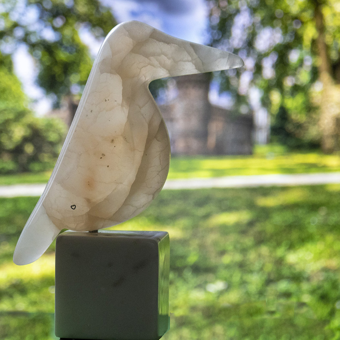 ijsvogel van oranje seleniet  (1)