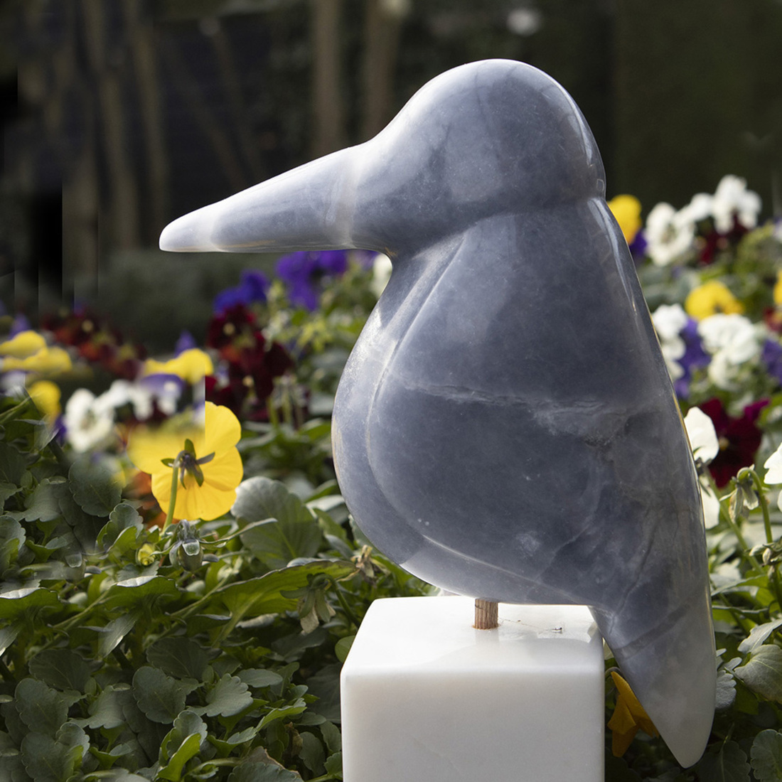 ijsvogel van blauwe albast (1)