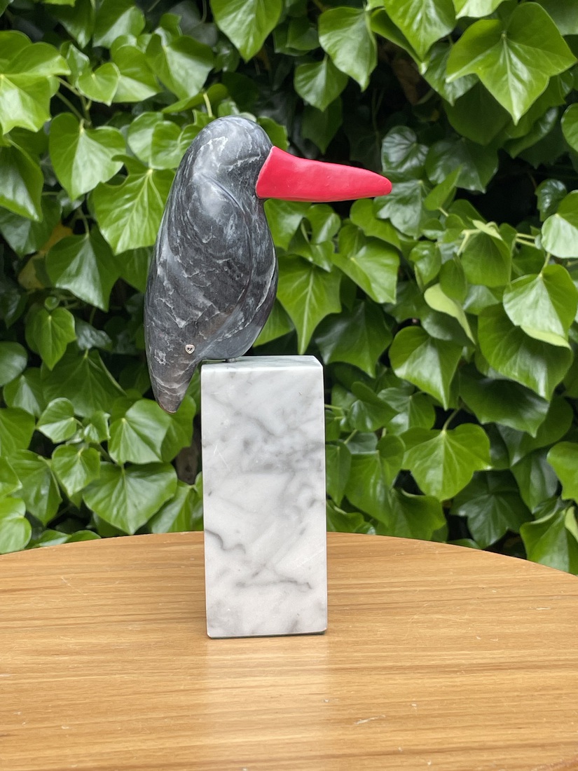 ijsvogeltje van Afrikaans speksteen (3)