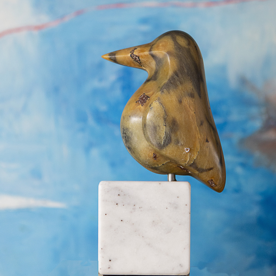 ijsvogeltje van Keniaans speksteen (5)