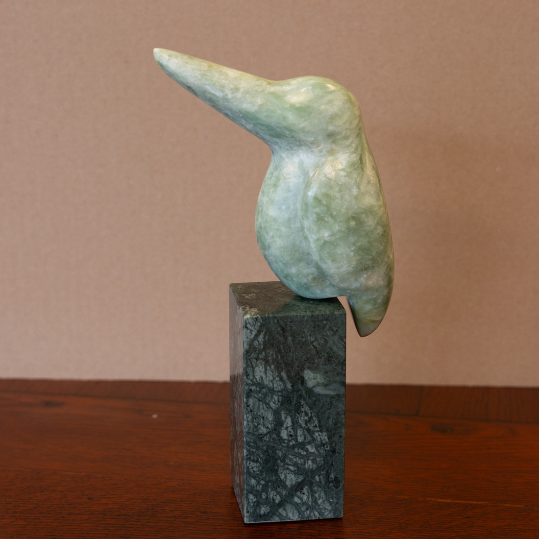 ijsvogel uit India speksteen (5)