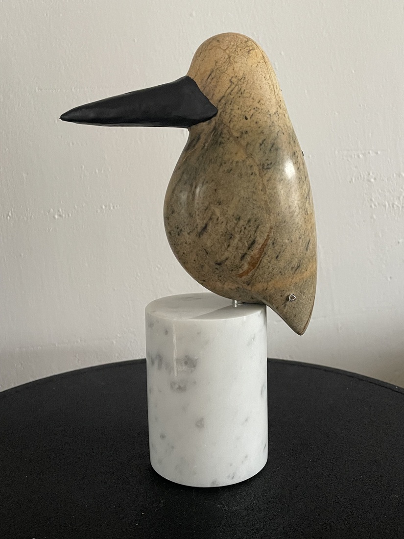 ijsvogeltje Braziliaans speksteen 4 