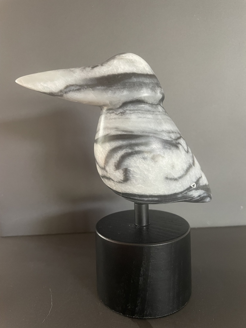 ijsvogeltje van Afrikaans speksteen (6)