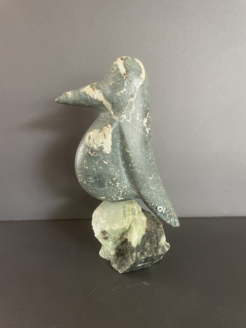 ijsvogeltje groen serpentijn. 