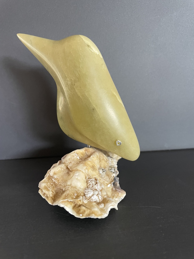 ijsvogeltje van Keniaans speksteen (8) 