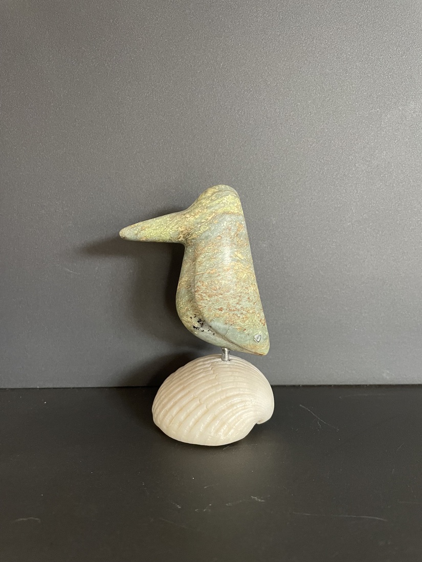 ijsvogeltje van Pakistaans speksteen (4)