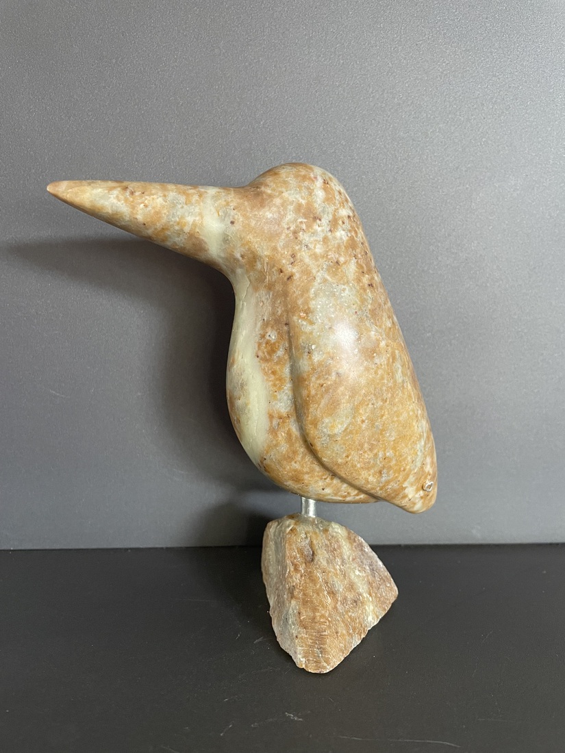 ijsvogeltje van Keniaans speksteen (5)