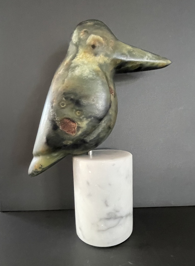 ijsvogeltje van Chinees speksteen (11) 
