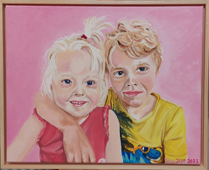 Portret schilderij of tekeningen