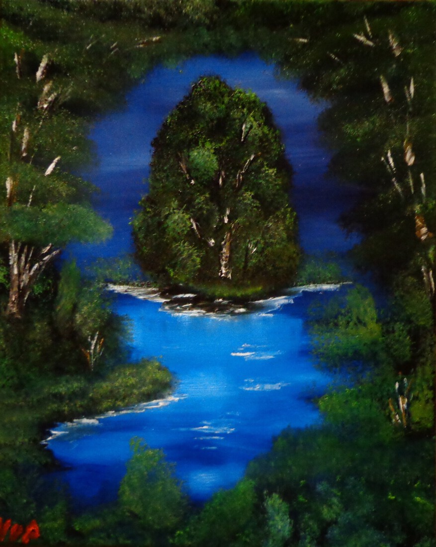 Verborgen landje in 't bos