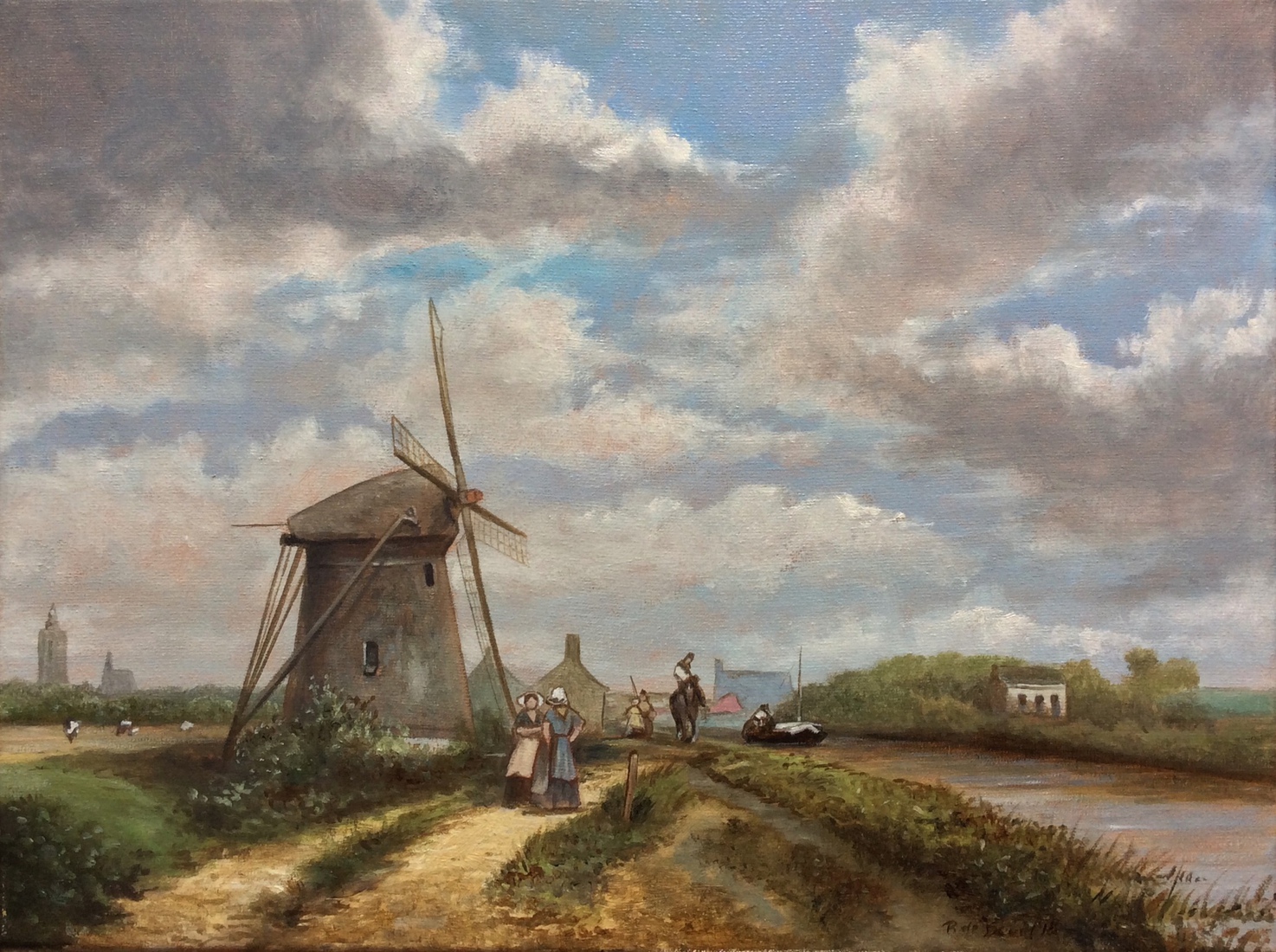 Molen aan een vaart
