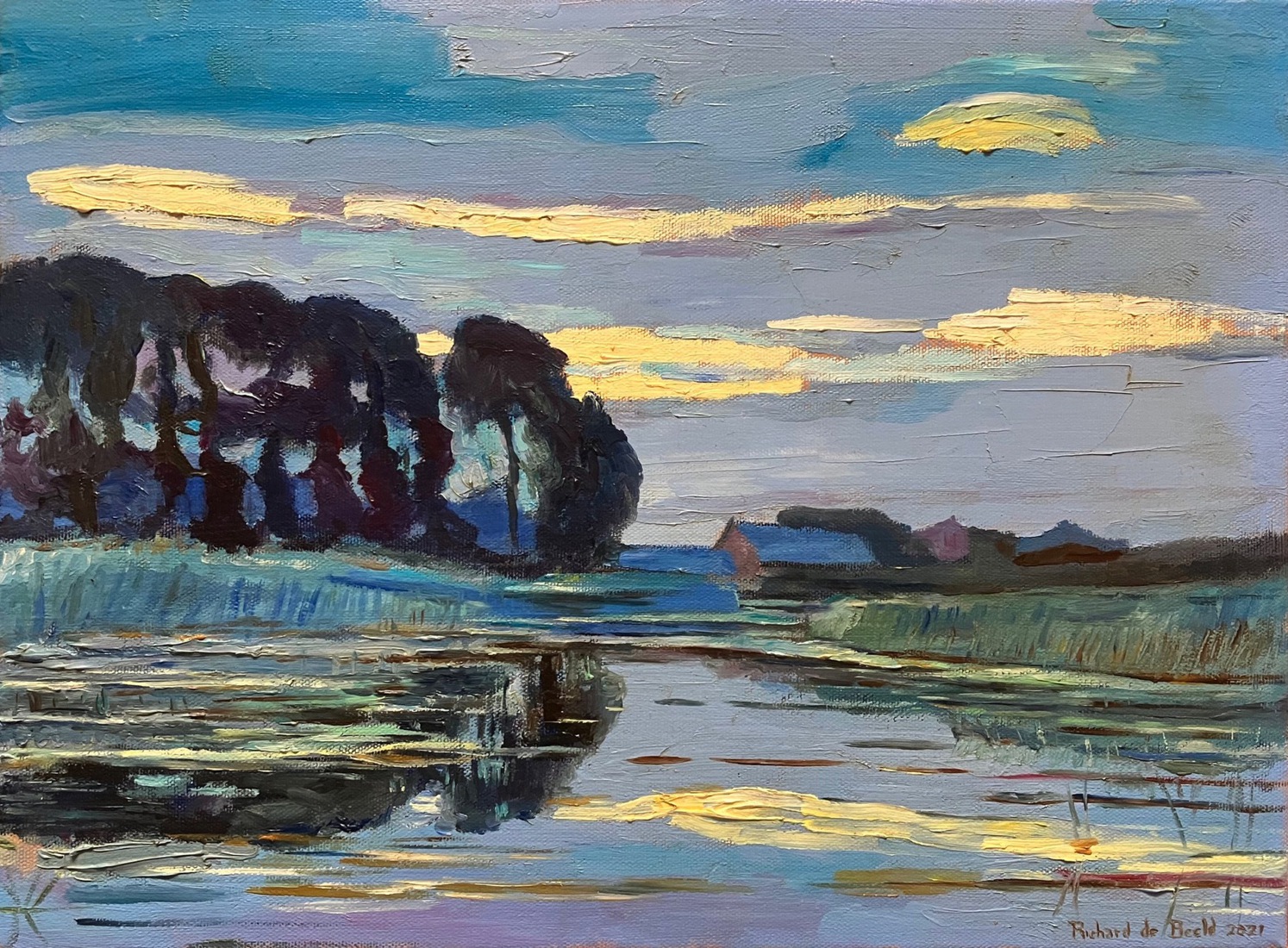 Landschap 'het Gein' naar Mondriaan