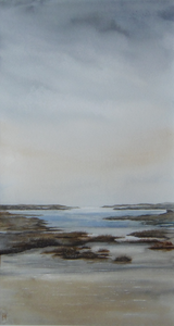 Aquarellen van het Wad en meer