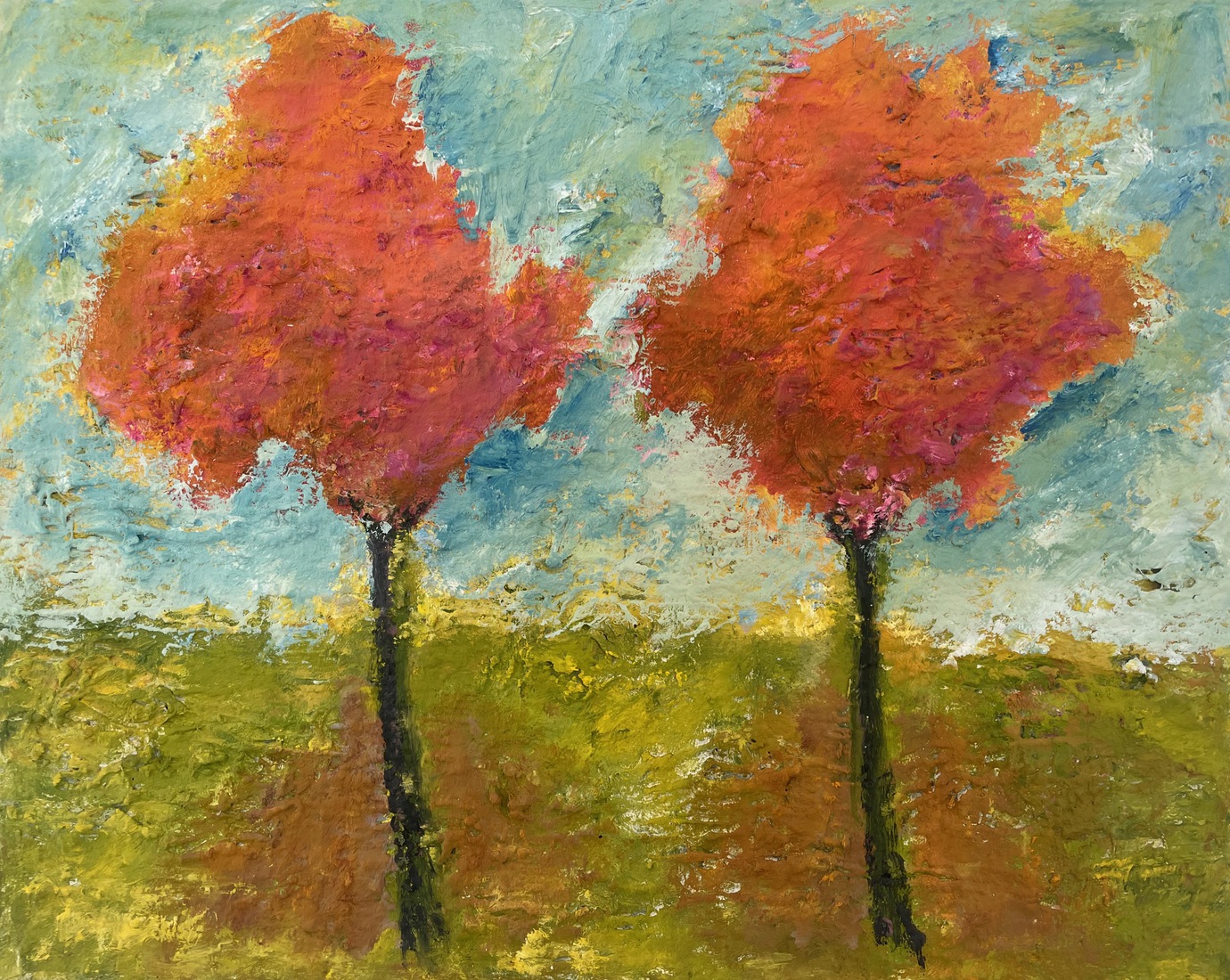 Oranje bomen