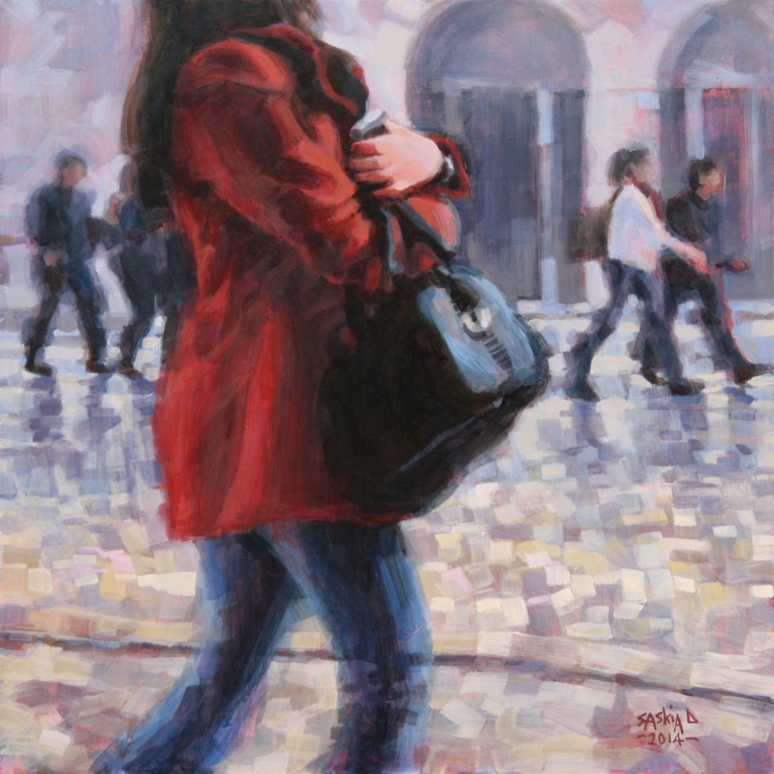 City passing by