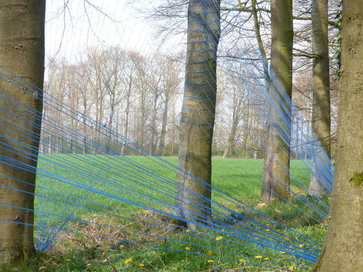Verbinding. Installatie voor de KunstWandelRoute Hummelo