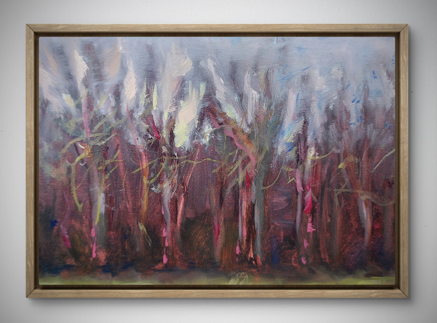 A grey day provides the best light