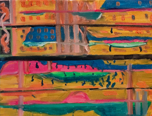 A life chart shows a person's mood and is used to diagnose mood disorders. I have extended this format to the general human being, and in it, I include other aspects of the psyche in addition to mood. I have incorporated the life chart of me and my identical twin brother together in paintings, and these works show that we are both completely different from each other.