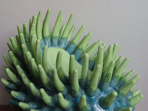 beelden van op en onder de zeespiegel