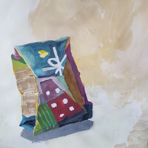 Een pakketje.. het kan van alles zijn.. iets om te geven, te ontvangen, een wens
een verlangen, 