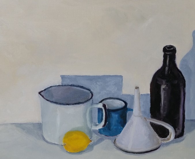 Stilleven met citroen