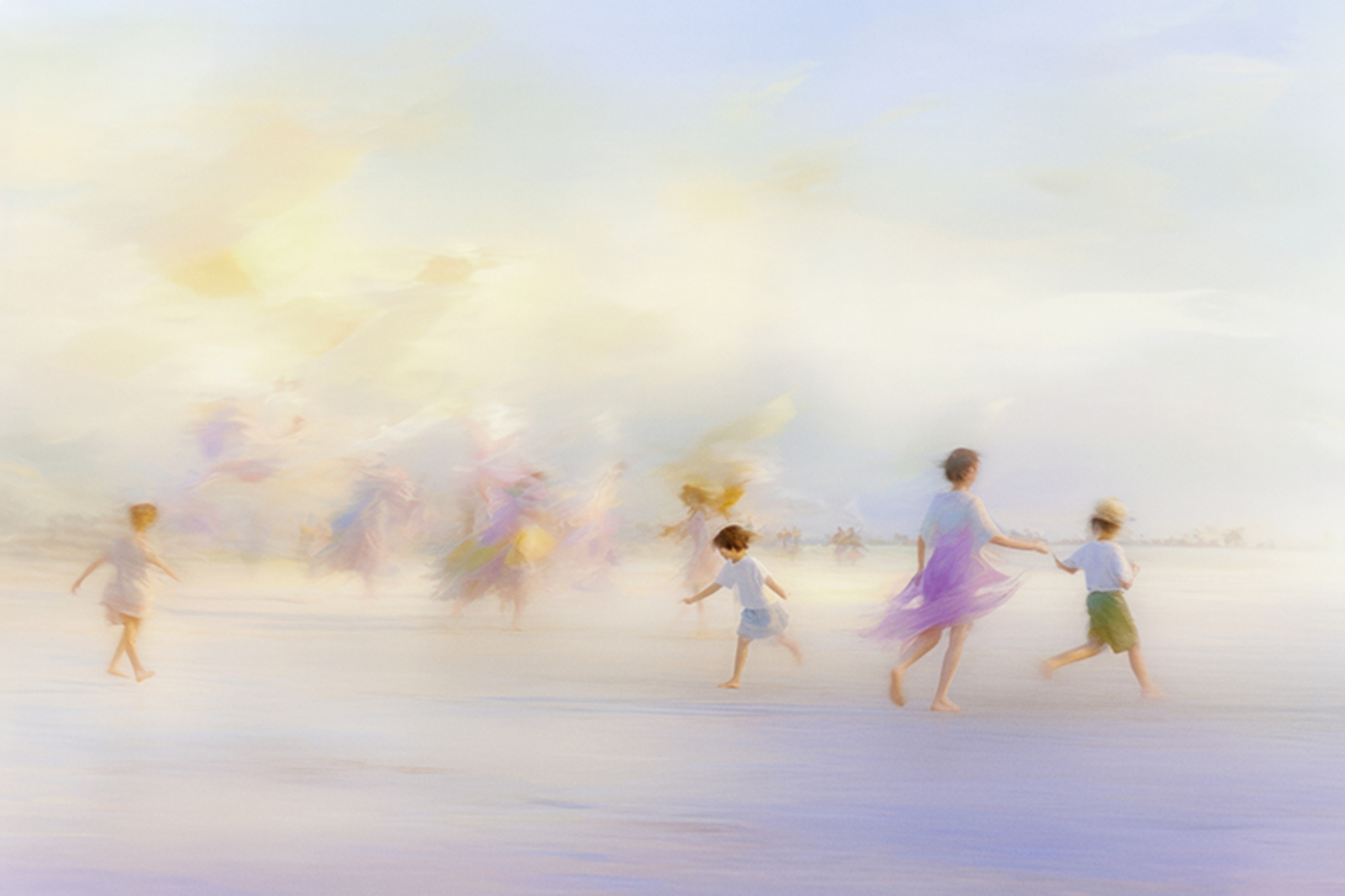 Kids in Watercolor Wonderland