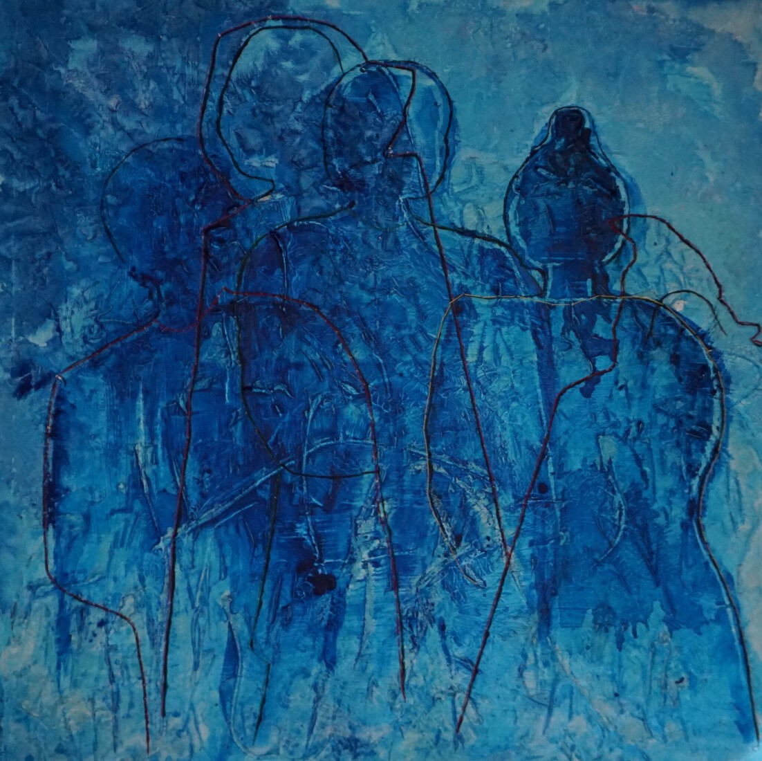 In de blauwe schaduw