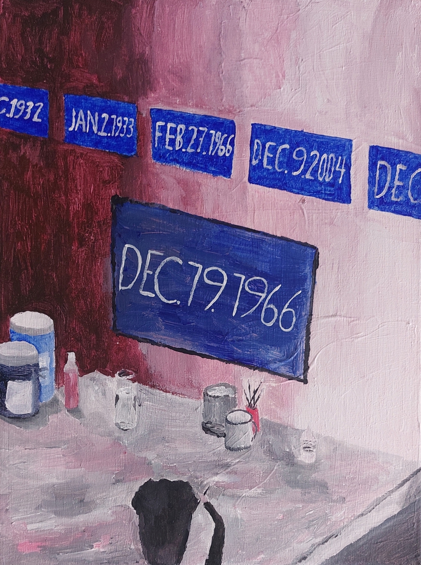 Life Journey of On Kawara (1) - On Kawara in the Studio.