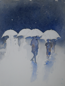 Hierbij enige aquarellen, de basis van mijn schilderwerk.