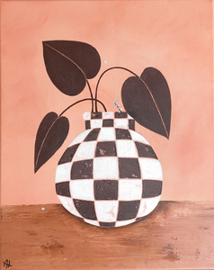 Vazen met grafische patronen passend in het Boho interieur