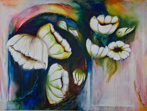 Diverse werken geschilderd met hoogwaardige kwaliteit Acrylverf van bekende merken veelal op Galerie kwaliteit Canvas doek. De werken hebben diverse afmetingen en zijn voor een redelijke prijs te koop.