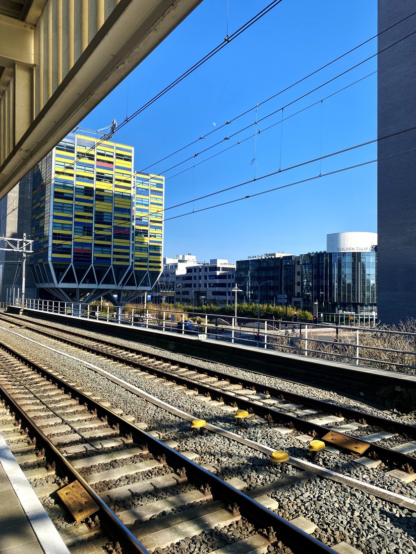 Station Leiden view