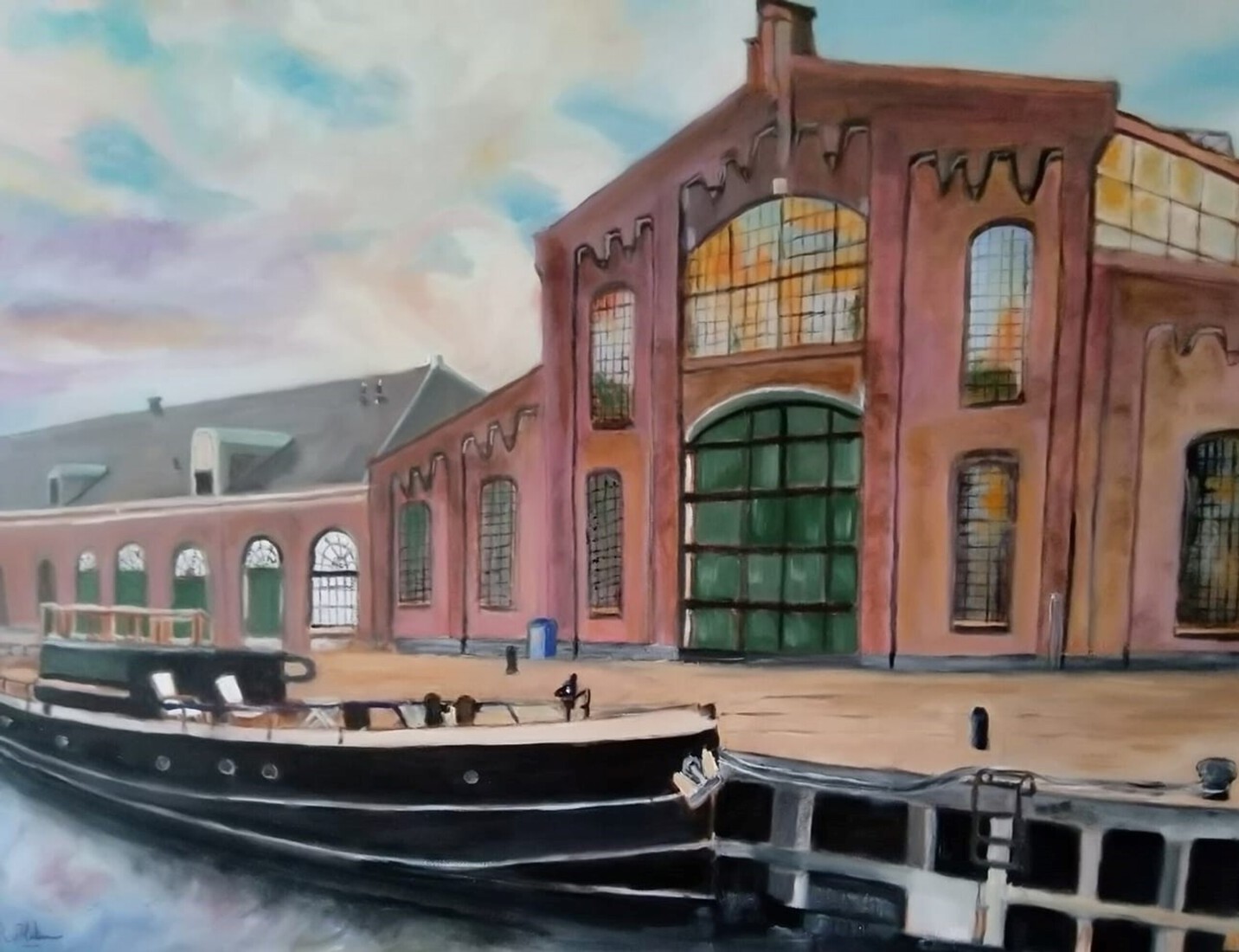 gebouw oude werf in den helder