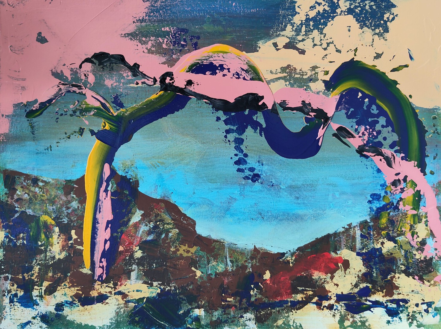 Abstract landschap 2