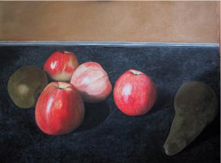 stilleven met appels en peren