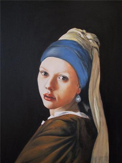 Scarlett with the pearl earring