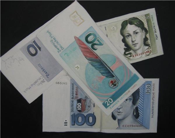 De laatste duitse bankbiljetten