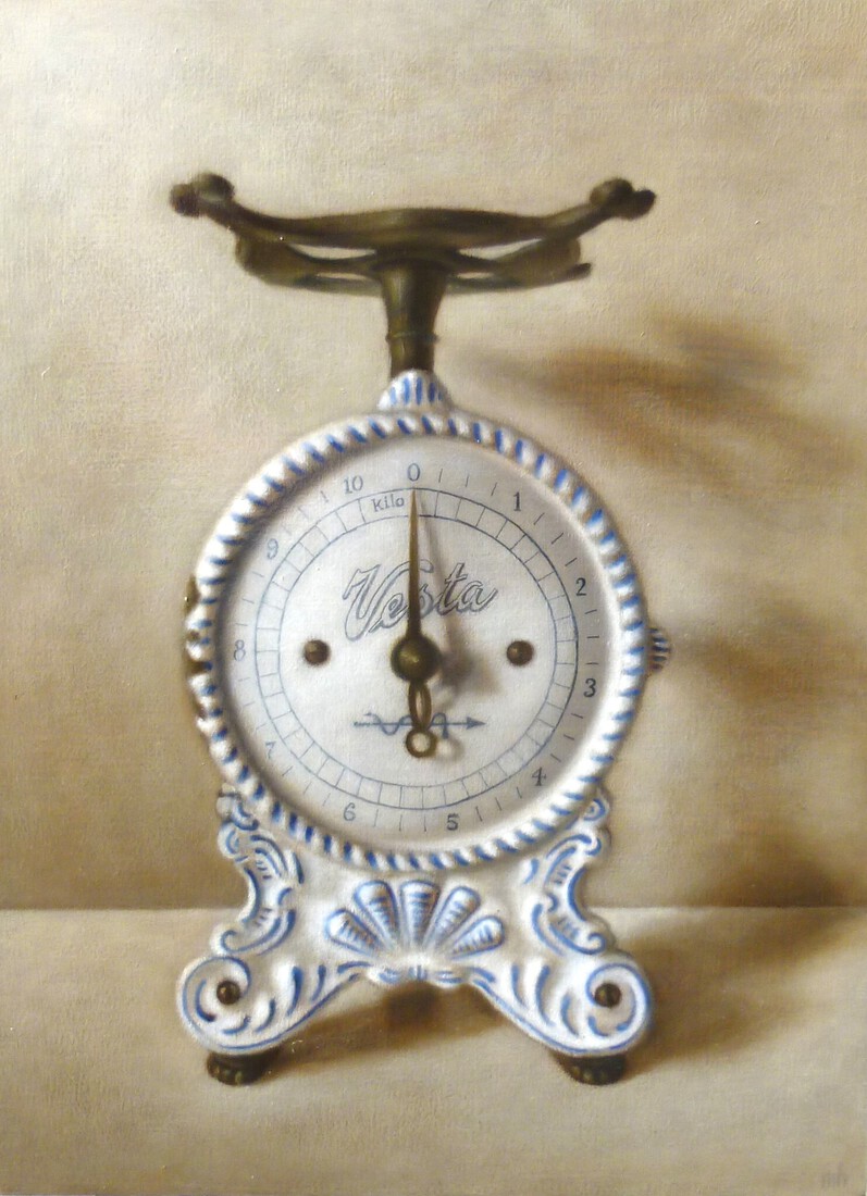 Weegschaaltje van Jentie's oma