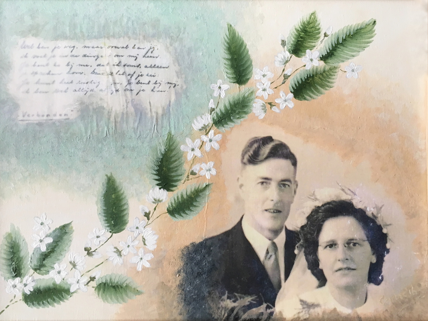 Pa schrijft gedicht aan Ma