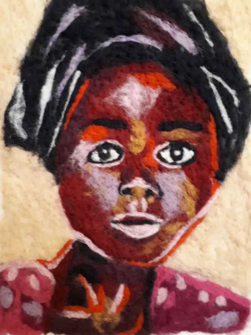 meisje met grote ogen